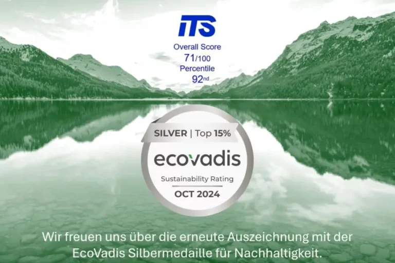 iTS Servizio Canalizzazioni SA viene nuovamente premiato con l’EcoVadis Silver